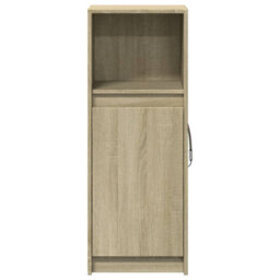 Berkfield Sideboard With Led Sonoma Oak 38X34X100 Cm Engineered Wood - thumbnail 6