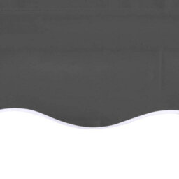 Walplus Replacement Fabric For Awning Garden Sun Shade Canopy Gazebo For Back Door, Porch, Patio Anthracite 6X3.5 M - thumbnail 5