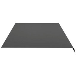 Walplus Replacement Fabric For Awning Garden Sun Shade Canopy Gazebo For Back Door, Porch, Patio Anthracite 6X3.5 M - thumbnail 4