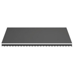Walplus Replacement Fabric For Awning Garden Sun Shade Canopy Gazebo For Back Door, Porch, Patio Anthracite 6X3.5 M - thumbnail 3