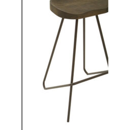 Orsina Black Metal Frame Bar Stool, Sleek And Sturdy Kitchen Stool With Footrest, Versatile Stool For Bar Counter - thumbnail 9