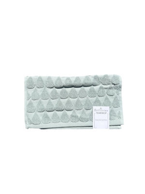 Teardrop Cotton 600Gsm Heavyweight Face Cloth Pair Jadeite Green.