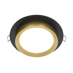 Luminosa Lighting Luminosa Maytoni Hoop Round Recessed Downlight Black, Gold Gx53 - thumbnail 2