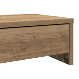 Walplus Monitor Stand With Drawers Artisian Oak 100X27X15 Cm Engineered Wood - thumbnail 8