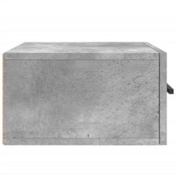 Berkfield Wall-Mounted Bedside Cabinet Concrete Grey 35X35X20 Cm - thumbnail 7