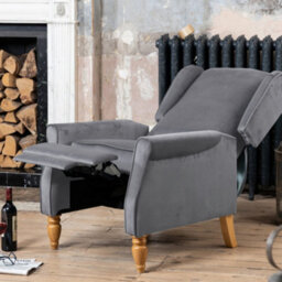 Barksdale Recliner Armchair - Grey - thumbnail 3
