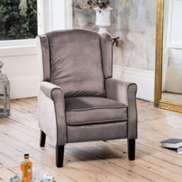 Barksdale Recliner Armchair - Grey - thumbnail 4