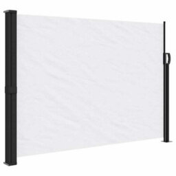 Walplus Retractable Side Awning Garden Sun Shade Canopy Gazebo For Back Door, Porch, Patio White 140X500 Cm - thumbnail 2