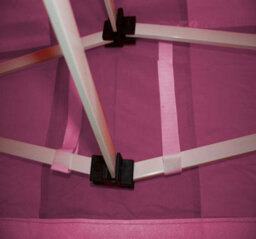 Crocodile Trading 3M X 3M Trader-Max 30 Commercial Instant Shelter Pop Up Gazebos Frame & Canopy - Burgundy - thumbnail 8