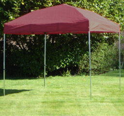 Crocodile Trading 3M X 3M Trader-Max 30 Commercial Instant Shelter Pop Up Gazebos Frame & Canopy - Burgundy - thumbnail 5