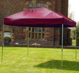 Crocodile Trading 3M X 3M Trader-Max 30 Commercial Instant Shelter Pop Up Gazebos Frame & Canopy - Burgundy - thumbnail 4