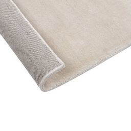 Beliani Rug Gesi Ii Light Beige 140 X 200 Cm Viscose - thumbnail 7