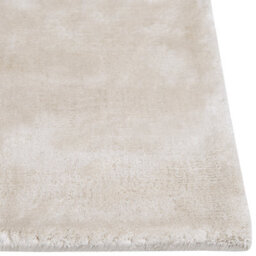 Beliani Rug Gesi Ii Light Beige 140 X 200 Cm Viscose - thumbnail 5