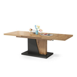 Heze Furniture Gala 2 In 1 Extending Coffee / Dining Table - Artisan Oak / Anthracite - thumbnail 8