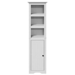 Berkfield Bathroom Cabinet Bodo White 44X30X160 Cm - thumbnail 4