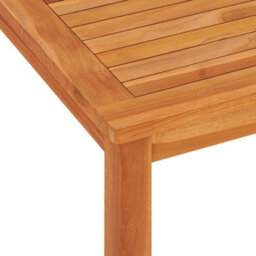 Berkfield 3 Piece Garden Dining Set Solid Wood Teak - thumbnail 8