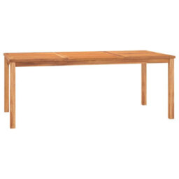 Berkfield 3 Piece Garden Dining Set Solid Wood Teak - thumbnail 7