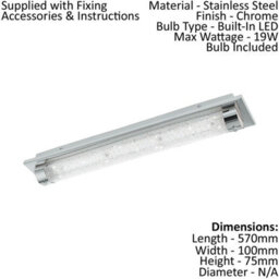 Modern 2 Pack Led Wall Flush Ceiling Lights With Chrome Finish And Crystal Shade - thumbnail 2