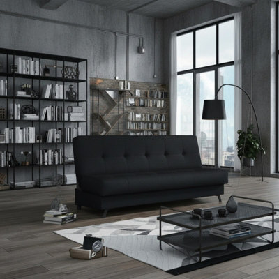 Enduro Xiii Sofa Modern Upholstered Living Room Sofa Comfortable And Stylish Available In Multiple Colors For Relaxing Black - image 1