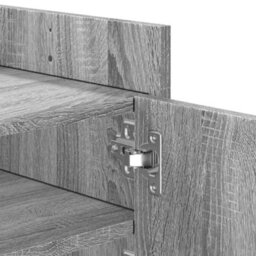 Berkfield Durable Tv Cabinet Grey Sonoma 100X35X40 Cm Engineered Wood - thumbnail 9