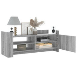 Berkfield Durable Tv Cabinet Grey Sonoma 100X35X40 Cm Engineered Wood - thumbnail 3