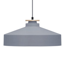 Long Life Lamps Company Vintage Retro Grey Metal Ceiling Pendant Light M0143 - thumbnail 1