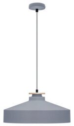 Long Life Lamps Company Vintage Retro Grey Metal Ceiling Pendant Light M0143 - thumbnail 4