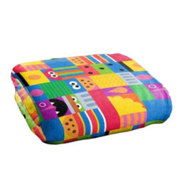 Sesame Street Silky Squares Supersoft Blanket Multicoloured (One Size) - thumbnail 2