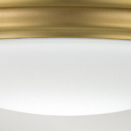 Luminosa Lighting Elstead Brompton Decorative Flush Ceiling Light Brushed Brass, Ip44 - thumbnail 5