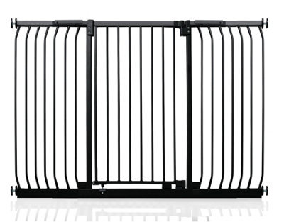 Safetots Extra Tall Elite Safety Gate, 161Cm - 170Cm, Matt Black, Extra Tall 96.8Cm In Height, Pressure Fit Stair Gate - image 1