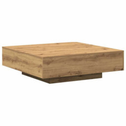 Berkfield Artisan Oak Coffee Table, 100X100X31 Cm, Made From Engineered Wood - thumbnail 2