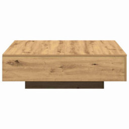 Berkfield Artisan Oak Coffee Table, 100X100X31 Cm, Made From Engineered Wood - thumbnail 6