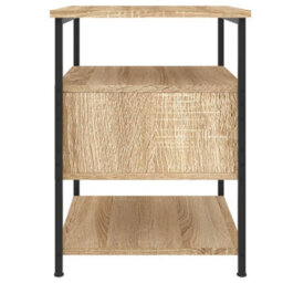 Berkfield Bedside Cabinet Sonoma Oak 40X42X56 Cm Engineered Wood - thumbnail 7