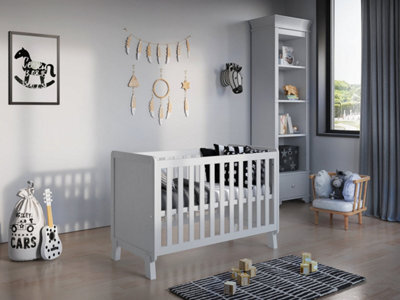 Love For Sleep Francis Cot Bed 120X60Cm With Microfiber Quilted Mattress - image 1