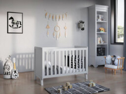 Love For Sleep Francis Cot Bed 120X60Cm With Microfiber Quilted Mattress - thumbnail 2