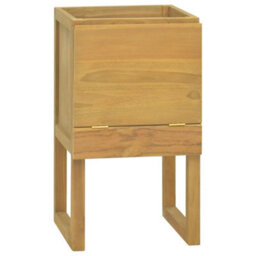 Berkfield Bathroom Cabinet 45X45X75 Cm Solid Wood Teak - thumbnail 1