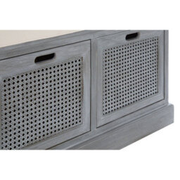 Orsina Slate Grey Storage Bench With 3 Drawers, Ottoman Seat Furniture With Storage, Shoe Bench With Padded Seat - thumbnail 7