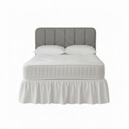 Base Valance Polycotton Sheet For Divan Beds Easy Care Bed Base Cover White - thumbnail 2