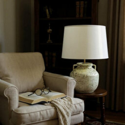 Minster 63 X 46 Cm Lamp And Shade - Ceramic - L46 X W40 X H63 Cm - thumbnail 3