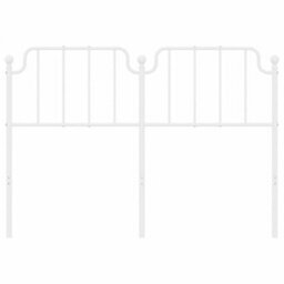 Berkfield Metal Headboard White 150 Cm - thumbnail 3