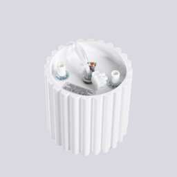 Sollux Lighting Aura Aluminum White 1 Lights Minimalist Ceiling Light - thumbnail 6