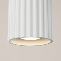 Sollux Lighting Aura Aluminum White 1 Lights Minimalist Ceiling Light - thumbnail 4
