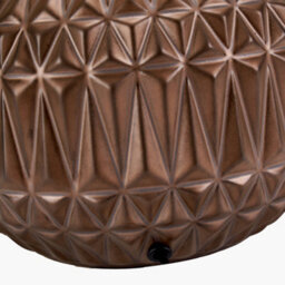 Pacific Lifestyle Set Of 2 Anneli Bronze Aztec Texture Ceramic Table Lamp - thumbnail 8