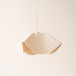 CGC Lighting Cgc Flora 78Cm Cream Large Floppy Fabric Lampshade