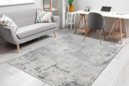 RugsX Modern Carpet Duke 51378 Cream / Grey - Concrete, Stone Structured, Ve  200X290 Cm - thumbnail 5