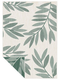 The Rugs Duo Weave Collection Outdoor Rugs In Trailing Leaves Design