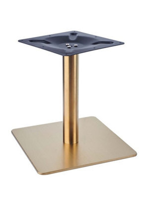 Zavon Brass Steel Large Square Table Base Coffee - image 1