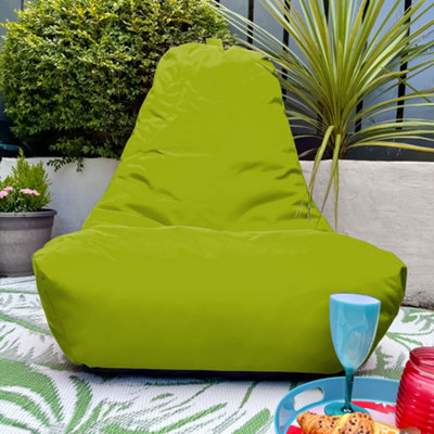 rucomfy Beanbags Rucomfy Indoor Or Outdoor Adults Water Resistant Olive Beanbag Chair