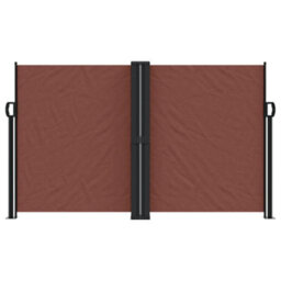 Walplus Retractable Side Awning Garden Sun Shade Canopy Gazebo For Back Door, Porch, Patio Brown 140X1200 Cm - thumbnail 3
