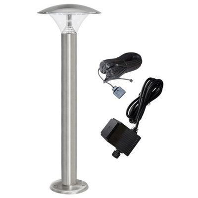 Long Life Lamps Company Led Bollard Modern Stainless Steel Garden Lamp Post Cool White Light With 12V Transformer Zlc047Cw - image 1